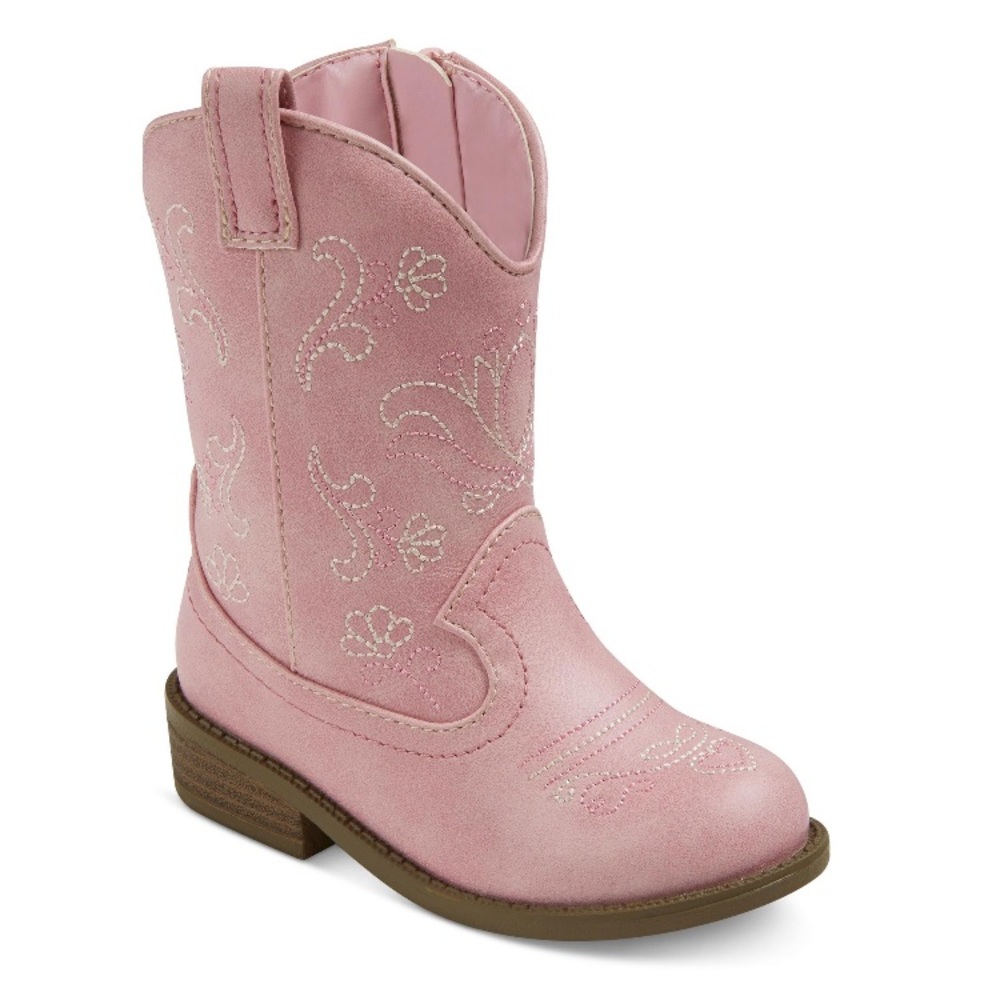 Pink cowgirl boots toddler size 5